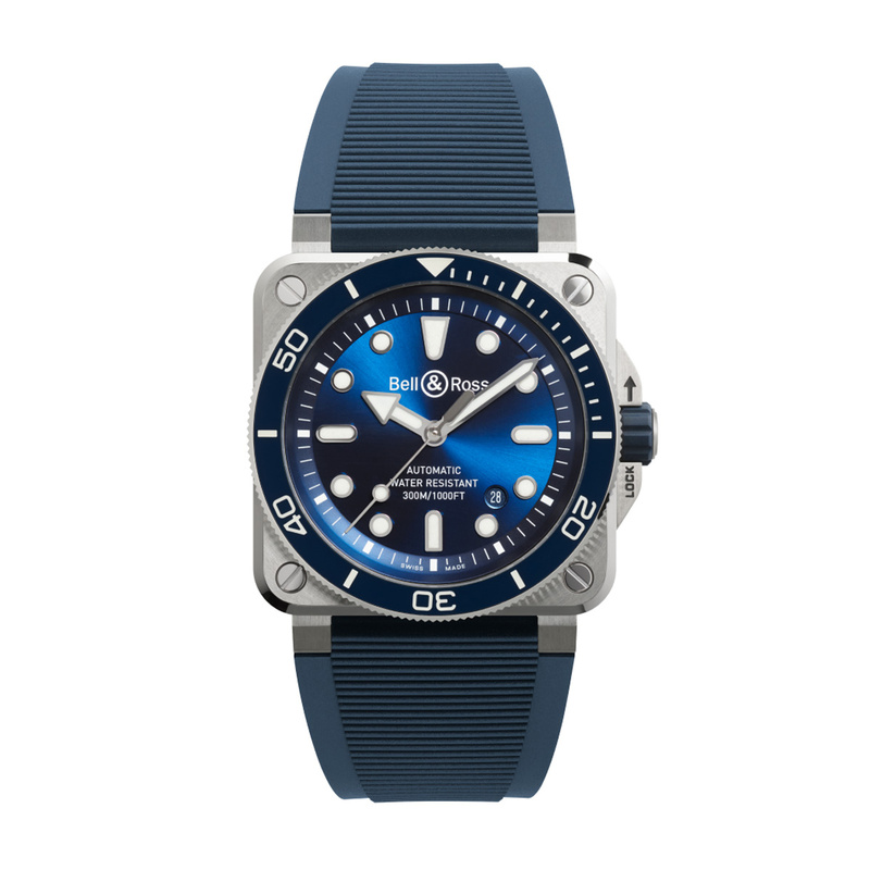 Bell & Ross Br03 42mm - BR03A-D-BLU-ST/SRB - 1