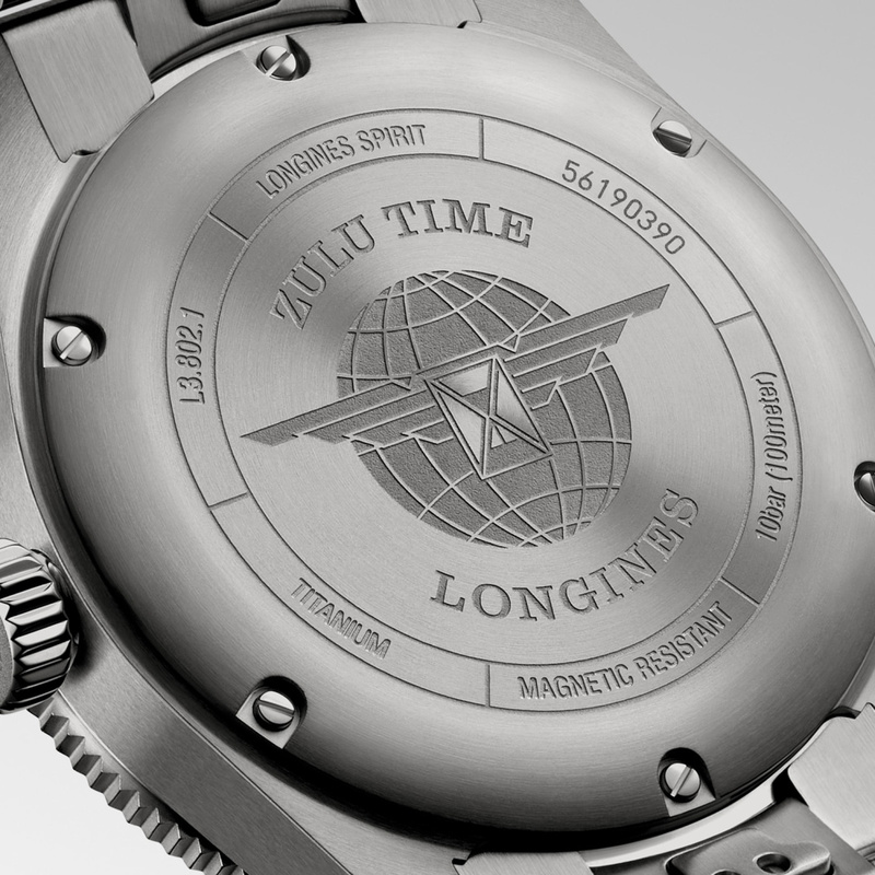 Longines Spirit Zulu time 39mm - L3.802.1.53.6 - 4