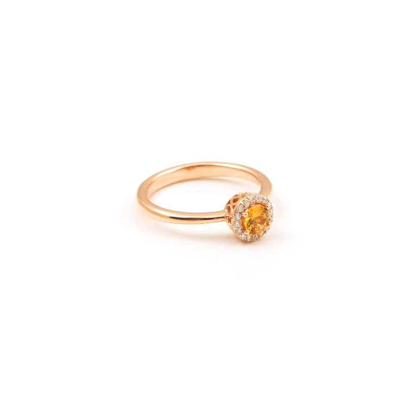 Roxa ring - AN68-2-YELLOWSAPPHIRE - 1