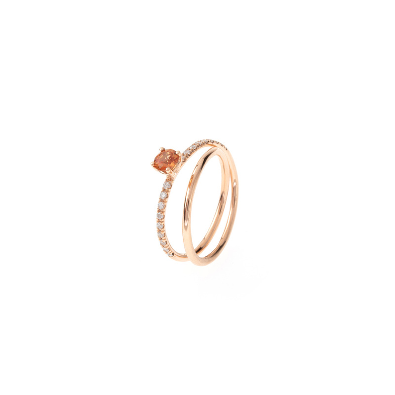 Roxa ring - AN24-ORANGESAPHIR - 1